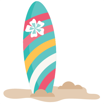 Surfboard Clipart Png - Clip Art Surf Board (432x432), Png Download