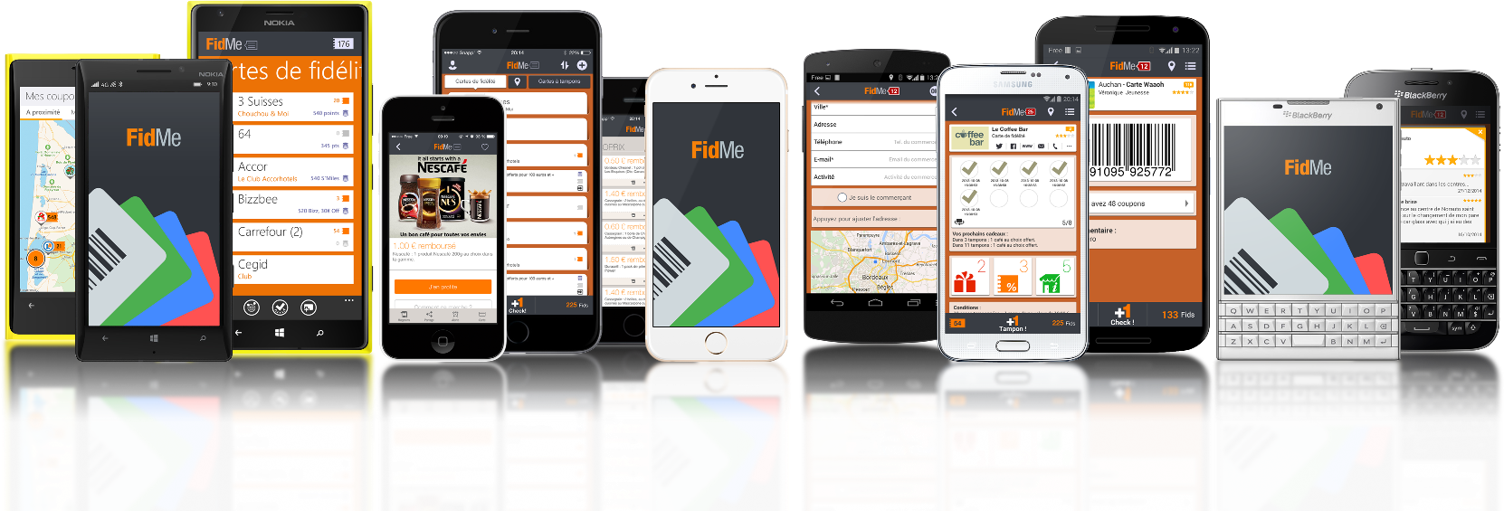 Fidme Sur Tous Les Mobiles - All Smart Phones (1662x565), Png Download