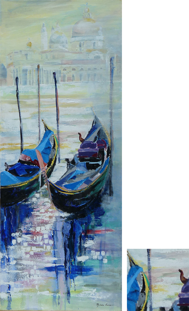 Michele Carer - Painting (609x1000), Png Download