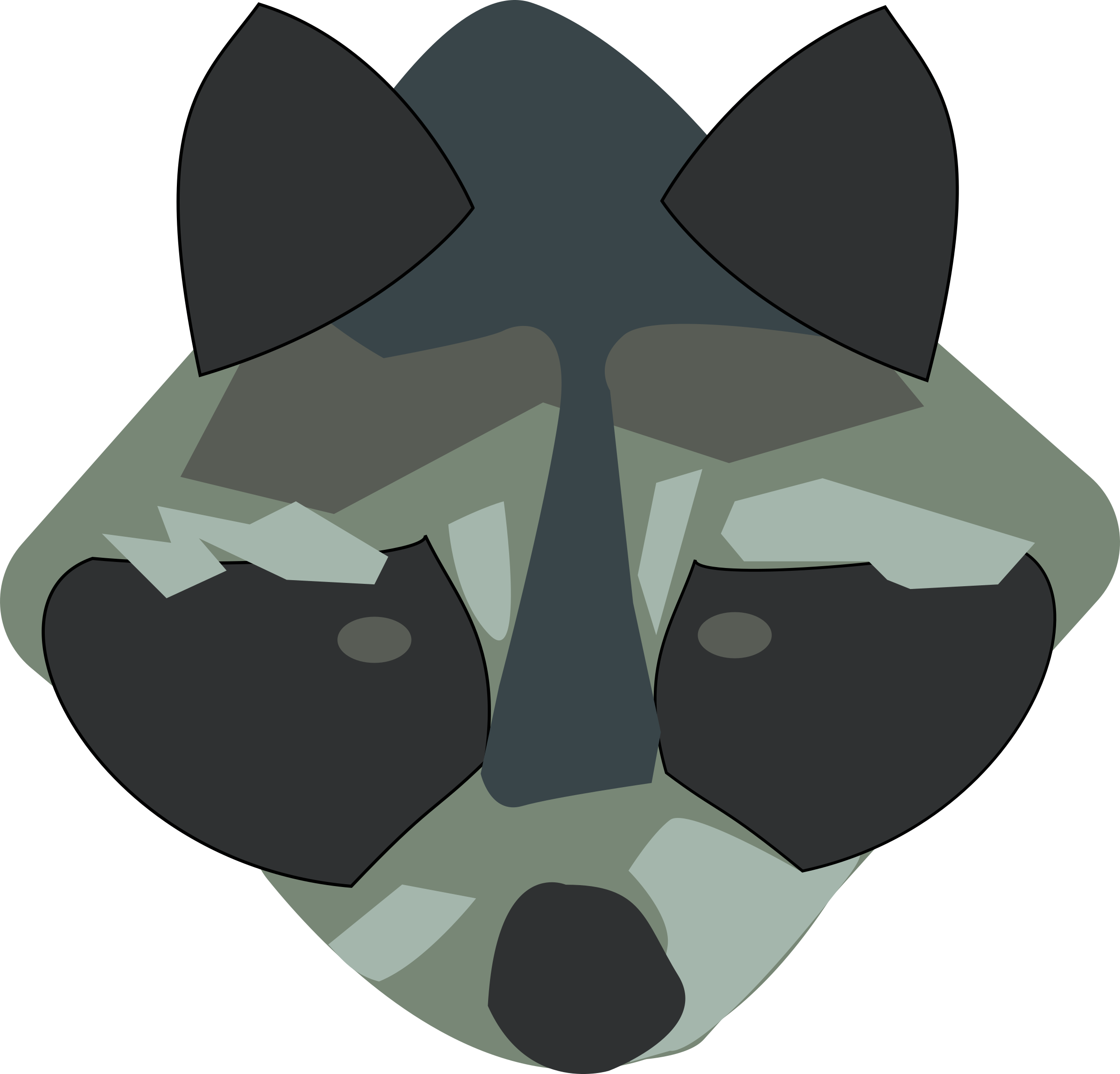 Raccoon Png (2400x2303), Png Download