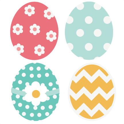 Cutesy Easter Egg Set Svg Cutting Files Easter Svg - Circle (432x432), Png Download
