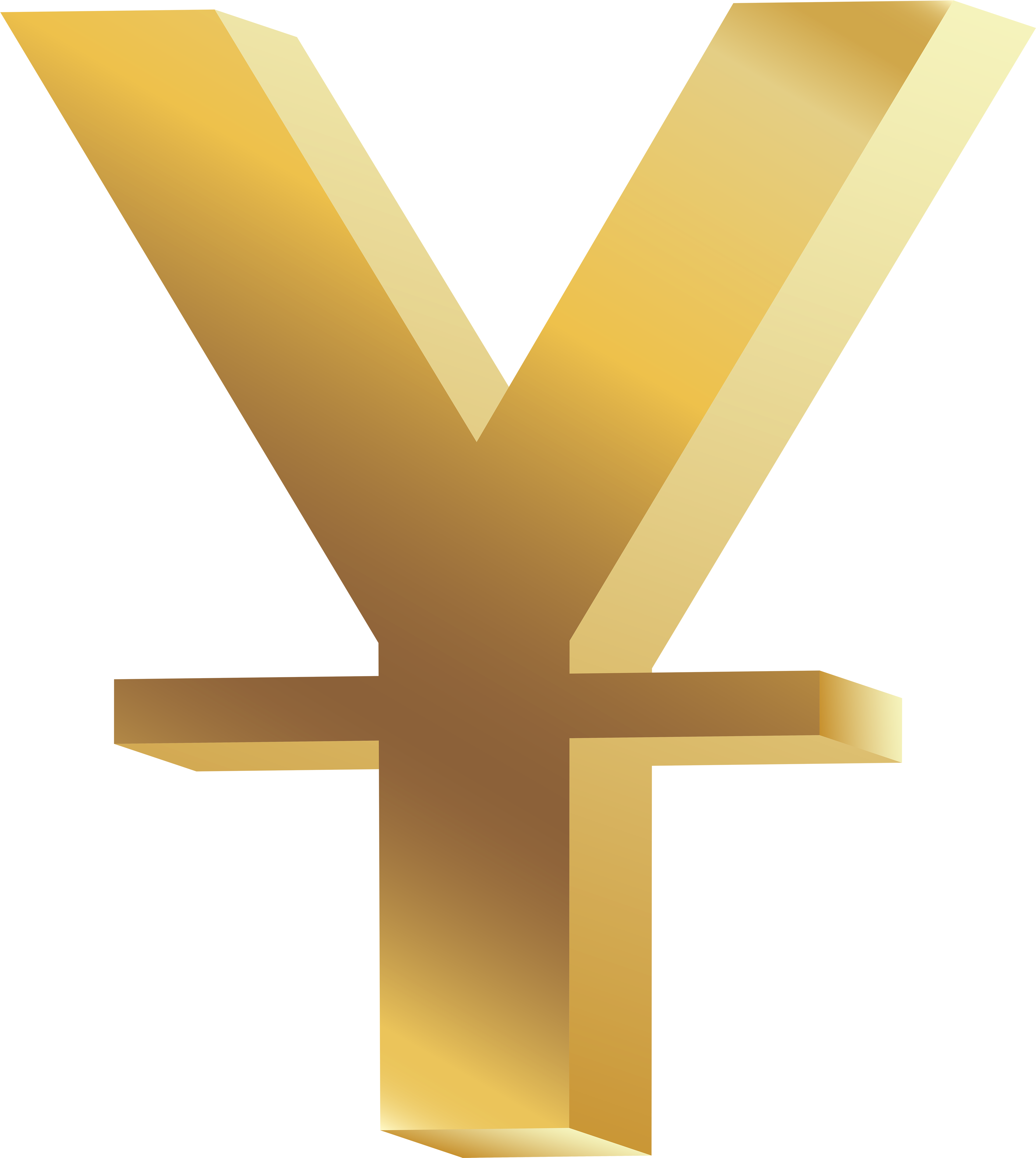 Yuan Symbol Png Clip Art - Yuan Sign Png (4475x5000), Png Download