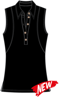 Black/rose Gold Taylor Sleeveless - Landfox Super Bright X800 Tactical Mini Torch Shadowhawk (319x480), Png Download