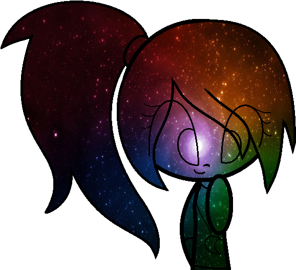 Paint Drawing Galaxy - Drawing (626x576), Png Download