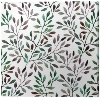Watercolor Seamless Pattern With Tree Branches - Bobunny Dreams Of Autumn Forest Paper (400x400), Png Download