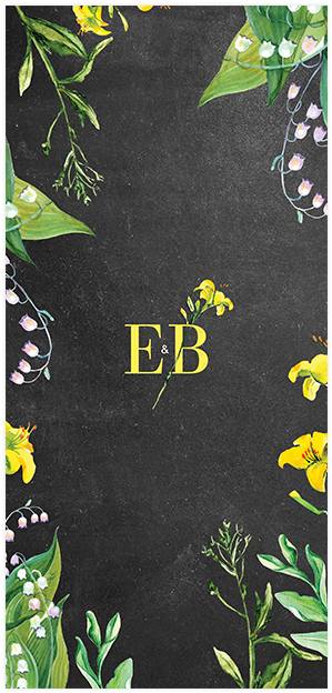 Rustic And Botanical Wedding Menu - Marriage (700x700), Png Download