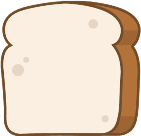 Sliced Bread (472x458), Png Download