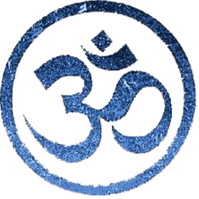 Blue Om Mantra - Om Symbol Om Png (400x400), Png Download