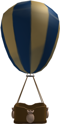 Old Timey Hot Air Balloon - Portable Network Graphics (420x420), Png Download