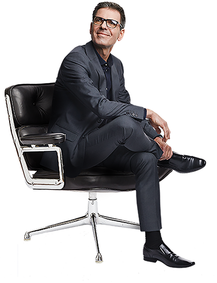 What We Do Person Sitting In Chair Png - Sitting On Chair Png (450x600), Png Download