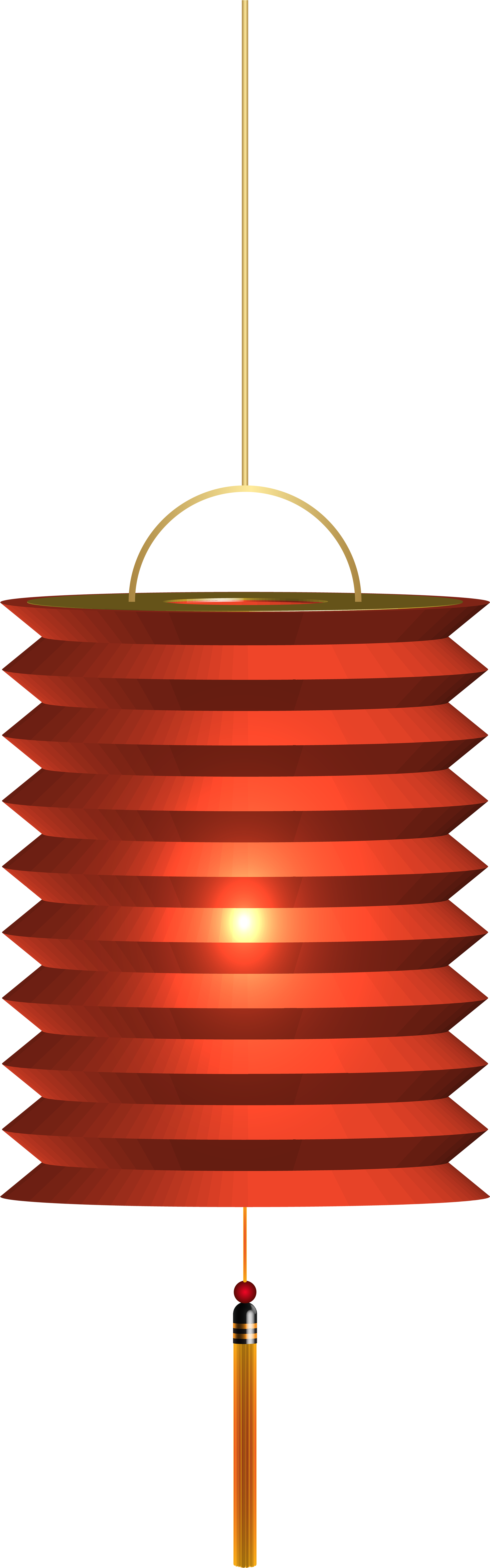 Chinese Red Paper Lantern Png Clip Art - Portable Network Graphics (2619x8000), Png Download