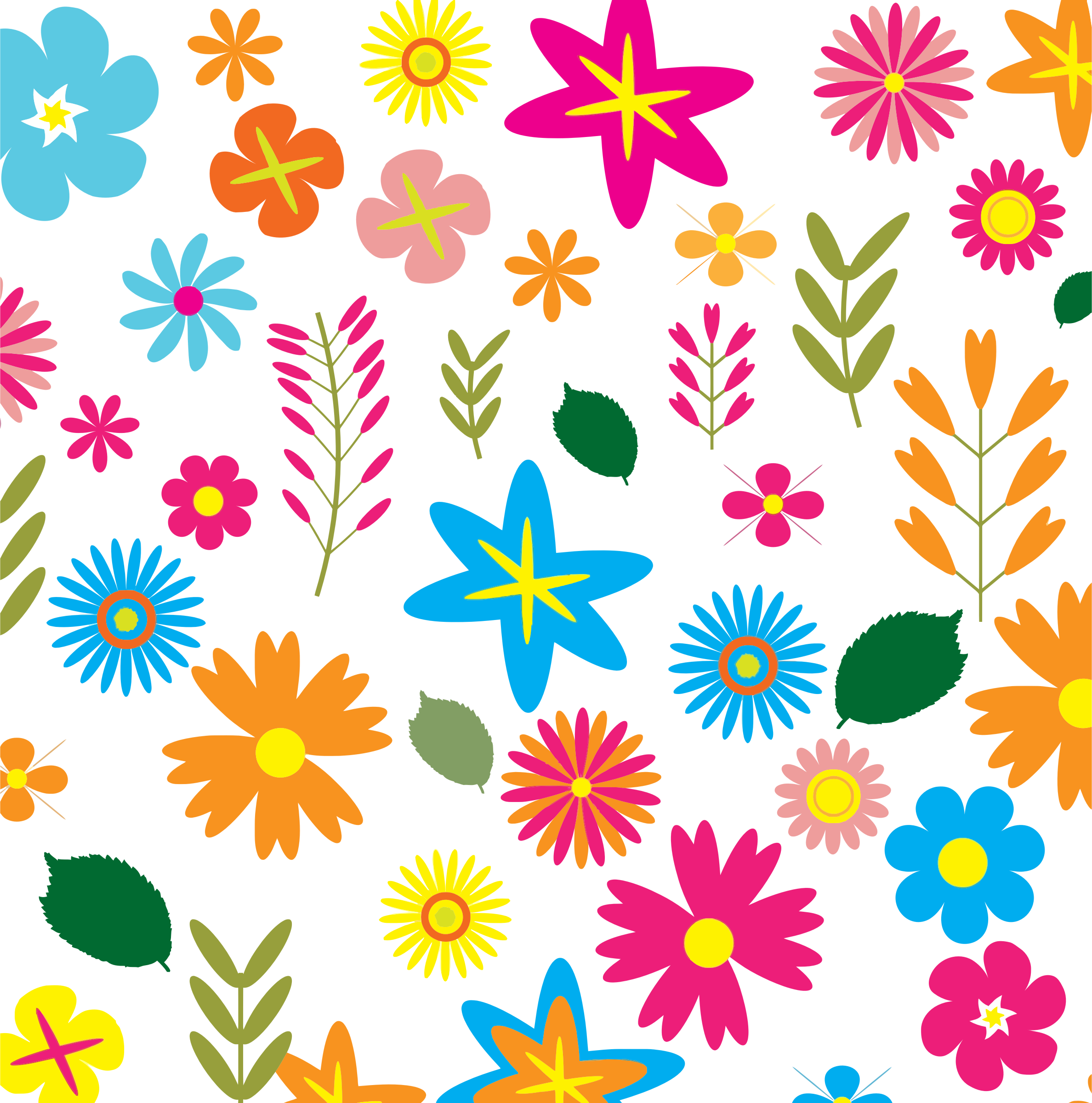 Download Download Colorful Floral Pattern Background 3 Svg Free Download Png Image With No Background Pngkey Com