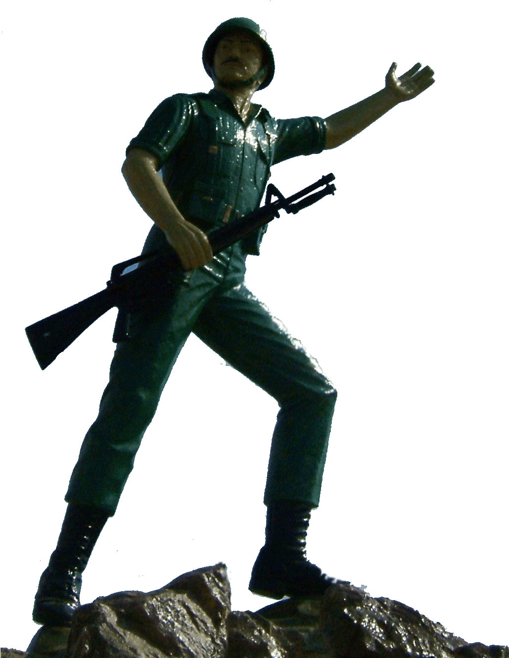 Statue Of Jordanian Soldier - Soldier Statue Png (1028x1360), Png Download