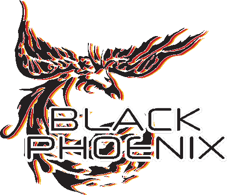 Black Phoenix (465x400), Png Download