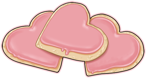 Png Transparent Library Shaped Sugar By Wyngrew On - Sugar Cookie (500x271), Png Download