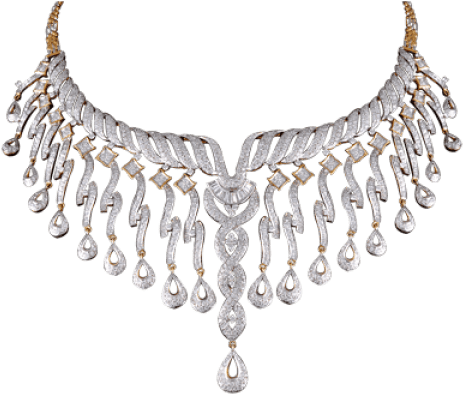 Free Png Diamond Necklace Png Images Transparent - Diamond Necklace Set Png (480x480), Png Download