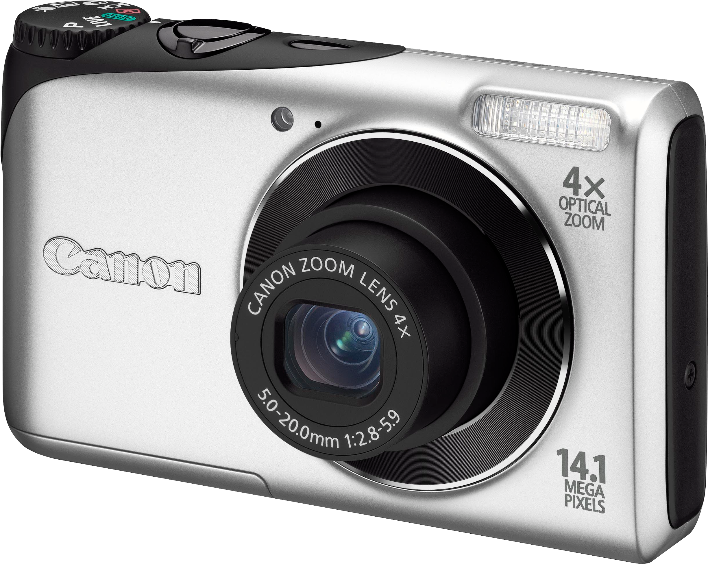 Digital Photo Camera Png Image - Canon Powershot A2200 (2835x2126), Png Download