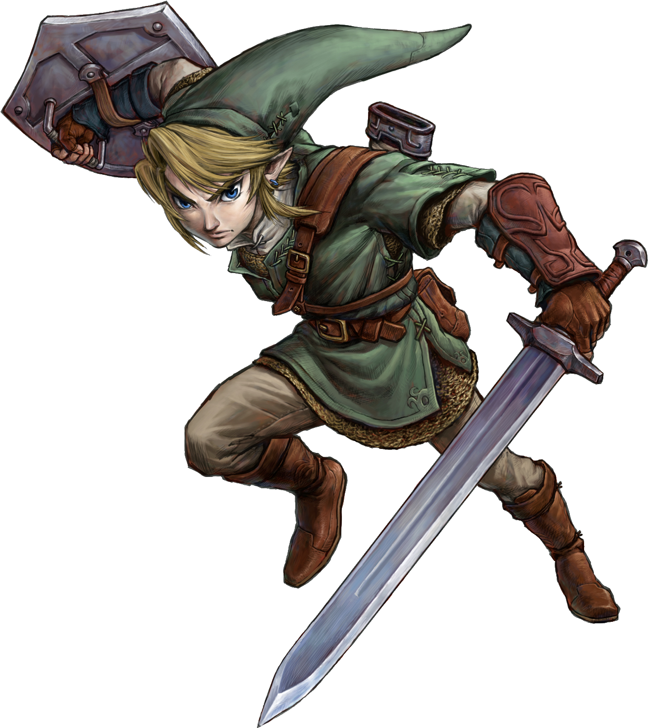 Zelda Link Transparent Png - Link Legend Of Zelda (1335x1493), Png Download
