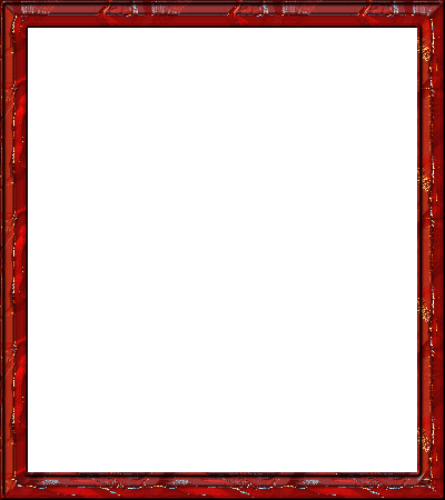 Red Frames And Borders - Picture Frame (400x450), Png Download