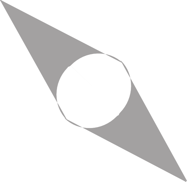 How To Set Use Gray Compass Needle Clipart (600x583), Png Download