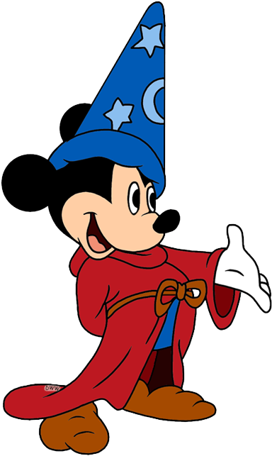 Banner Free Library At Getdrawings Com Free For Personal - Mickey Mouse Sorcerer's Apprentice Form (391x646), Png Download