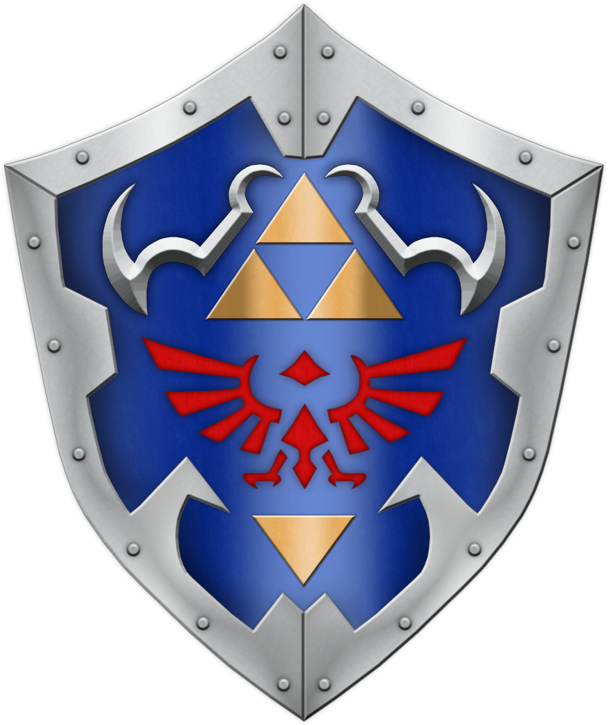 Oot Hylian Shield By Blueamnesiac - Final Score Products The Legend Of Zelda Link Hylian (882x1051), Png Download
