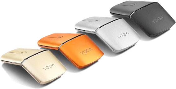 The Ultra-slim Yoga Mouse Is A Multifunctional Device - Lenovo Yoga 710 Price In India (590x289), Png Download