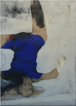 Bahram Hajou - Painting (318x600), Png Download