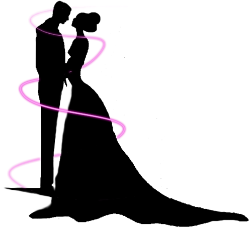 Wedding Couple Silhouette Png Picture - Wedding Anniversary Quotes In Tamil (501x470), Png Download