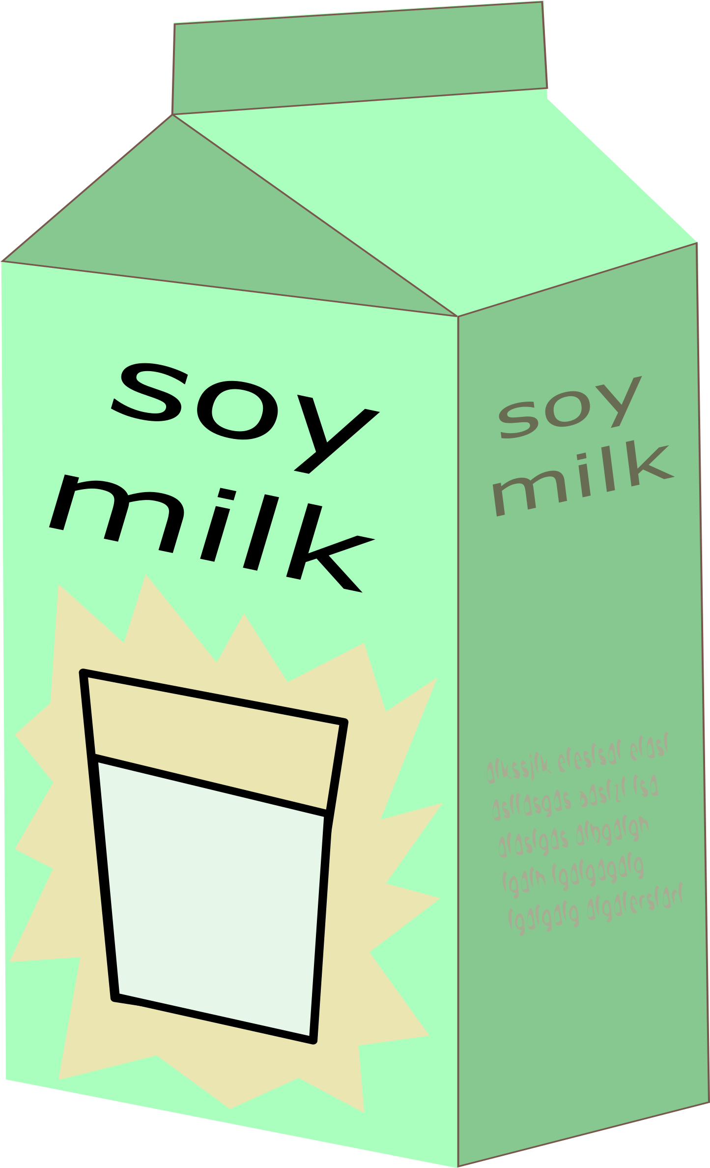 This Free Icons Png Design Of Soy Milk (1444x2400), Png Download