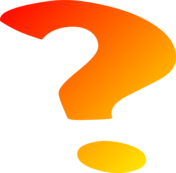 Question Mark Clip Art At Clker Com - Question Mark Clipart Moving (600x590), Png Download