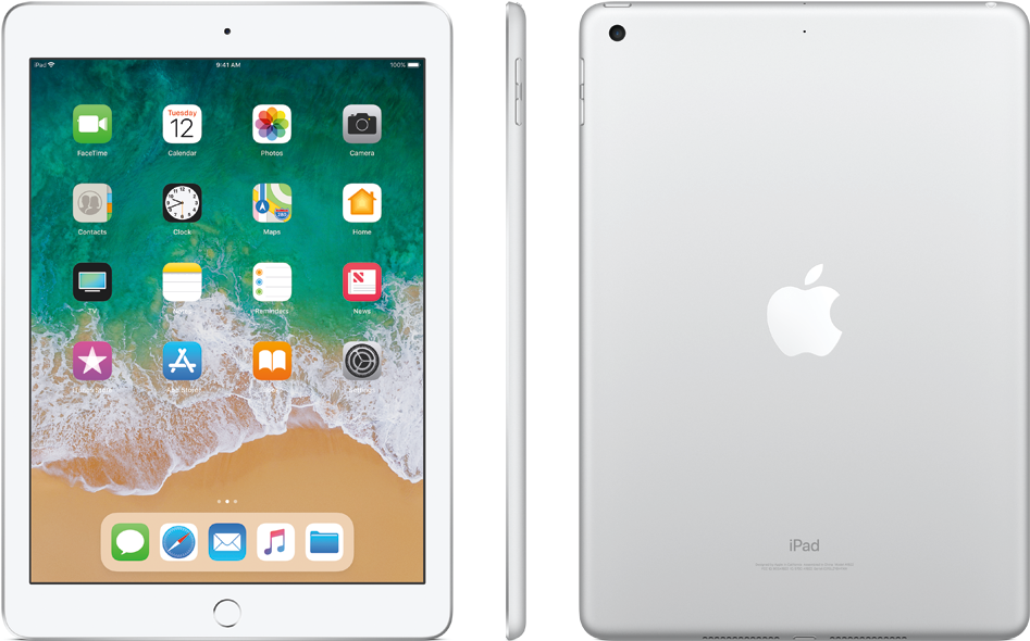 Available In Gold, Silver And Space Gray - Apple Ipad Wifi Cell 128gb (1024x670), Png Download