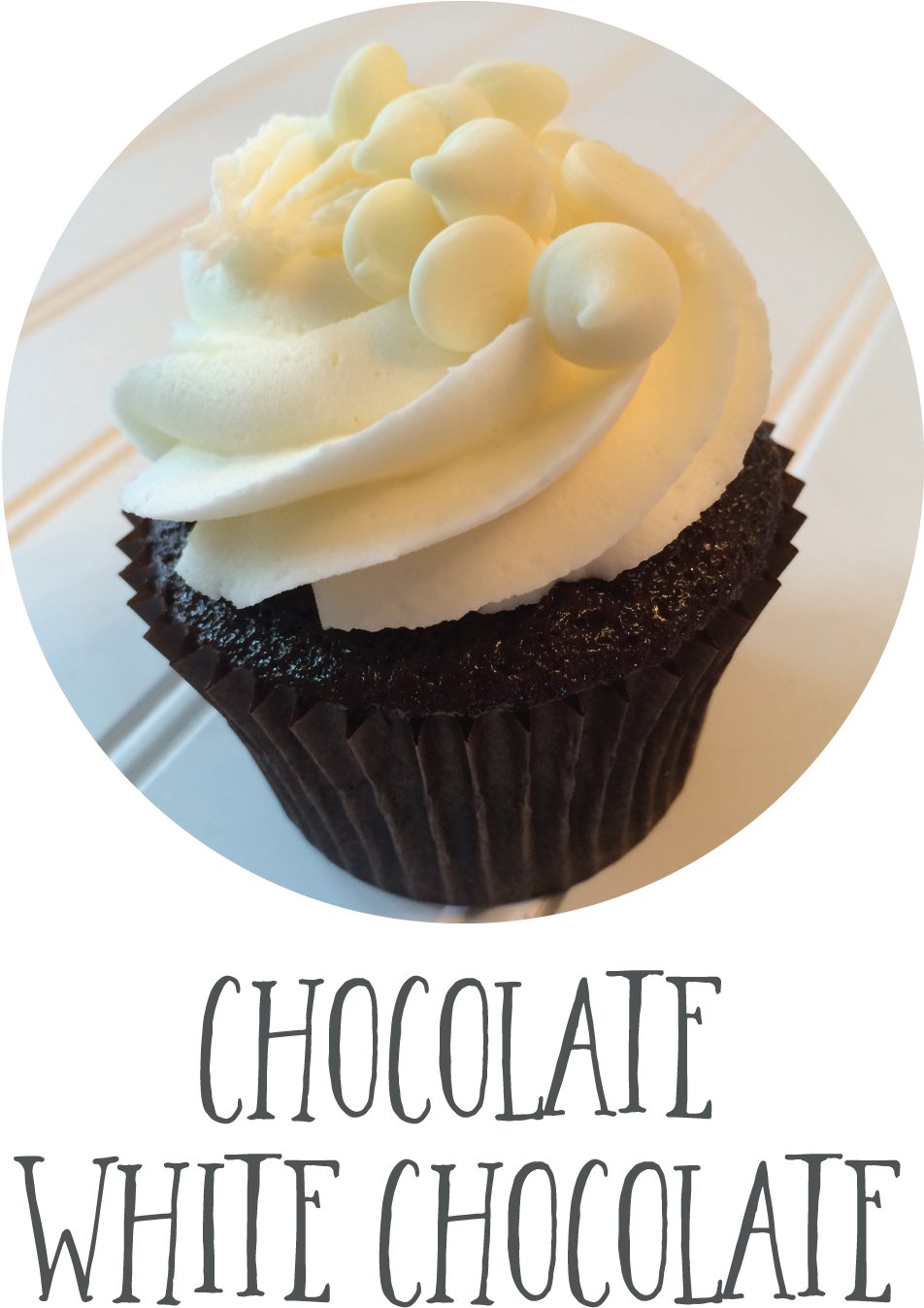 Chocolate White Chocolate - Cupcake (1000x1422), Png Download