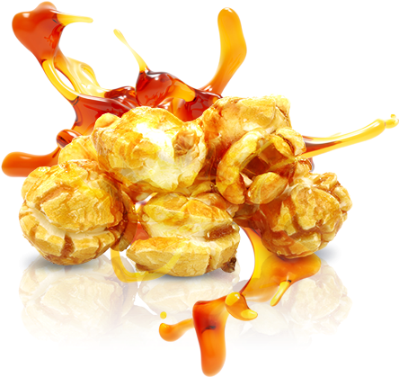 Caramel Popcorn Png Image - Caramel Corn Png (500x500), Png Download