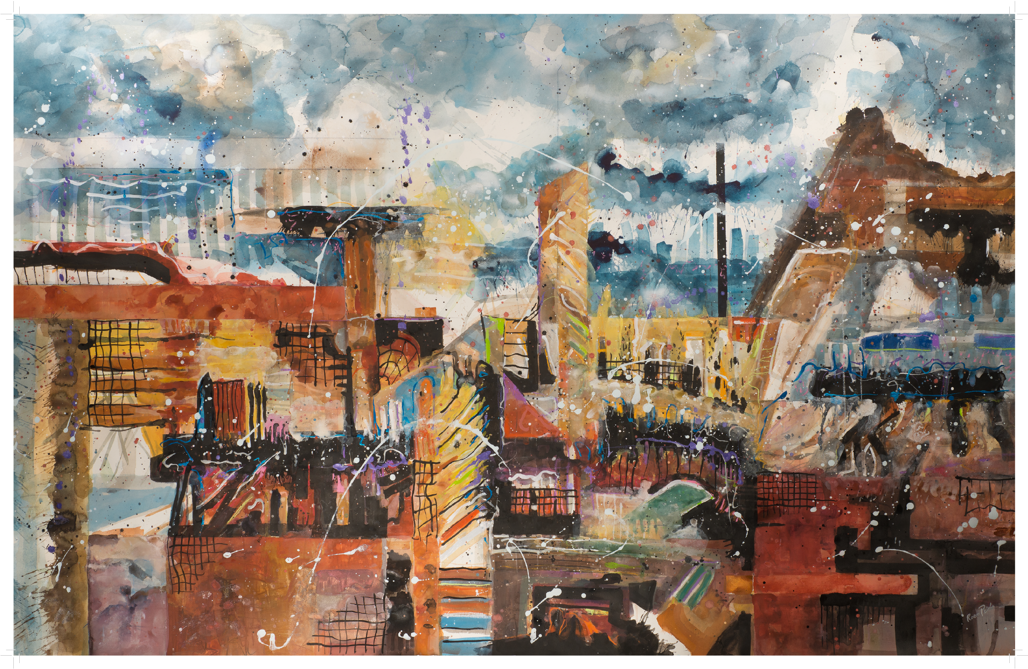 Kitchen Palette - Skyline (2083x2179), Png Download