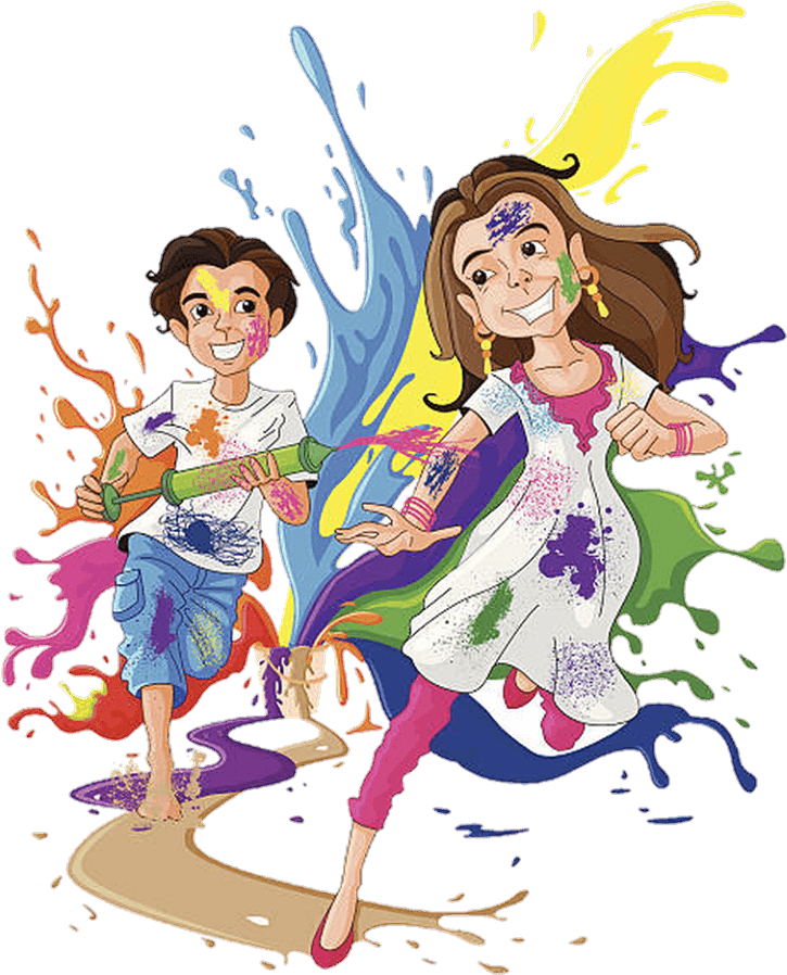Download Happy Holi Wishes - Happy Holi Images 2018 PNG Image with No  Background 