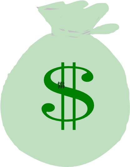 Pink Dollar Sign Png (426x593), Png Download