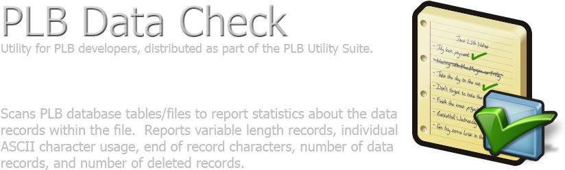 Plb Data Check - Data Check (860x270), Png Download