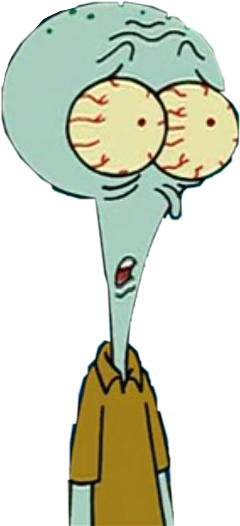 Popular And Trending Squidward Stickers On Picsart - Transparent Background Squidward Dab (240x526), Png Download