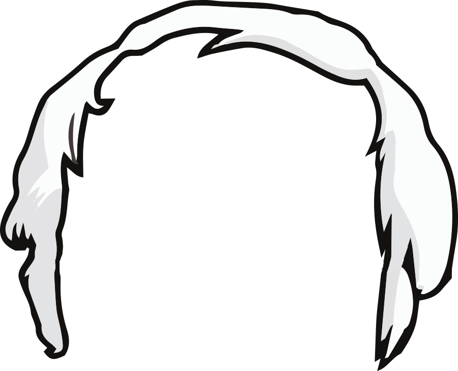 Clipart Free On Dumielauxepices - Bernie Hair Png (900x730), Png Download