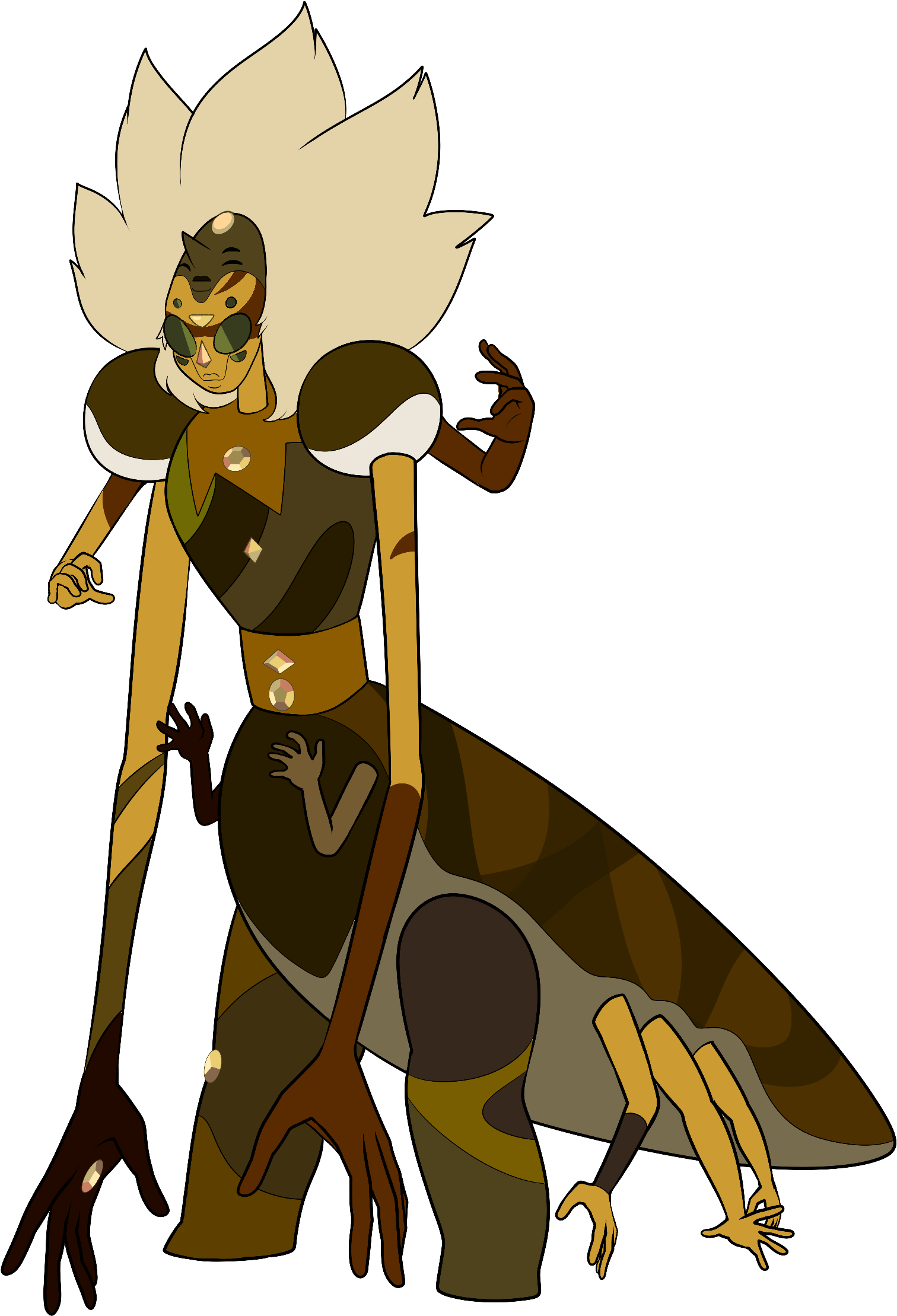 Champa Aura Quartz2 - Champagne Aura Quartz By @gemcrust (1548x2233), Png Download