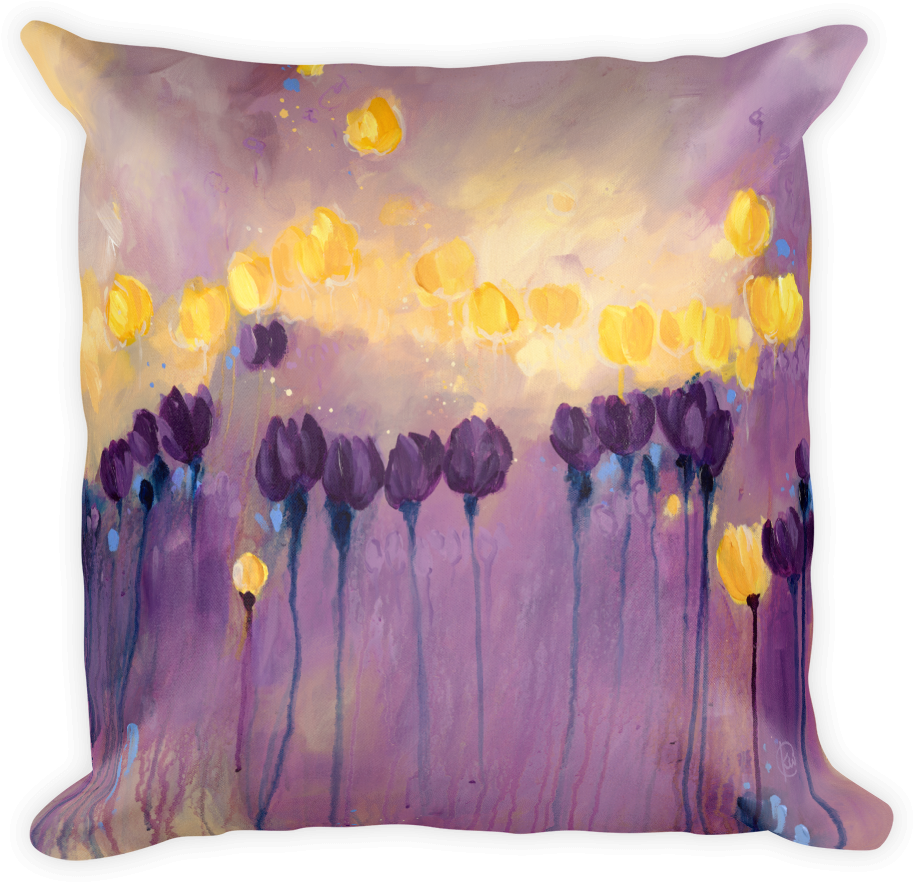 The Sound Of Sunshine Pillow (1000x1000), Png Download