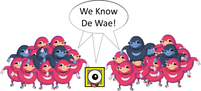 Ugandan Knuckles' And 39 Know De Wae - Wiki (640x291), Png Download