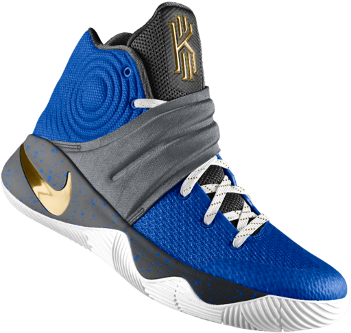 kyrie irving black and gold shoes