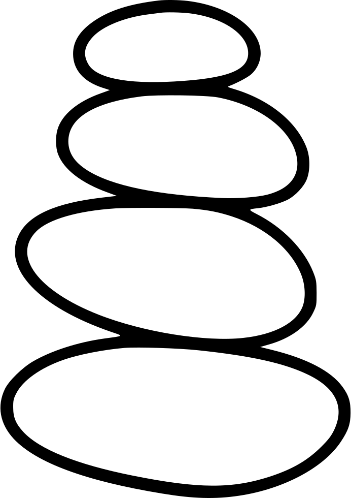 Hot Stone Heat Stones Comments - Portable Network Graphics (692x980), Png Download