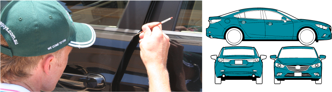 Almost Every Vehicle Is Susceptible To Stone Chips - Car (1100x301), Png Download