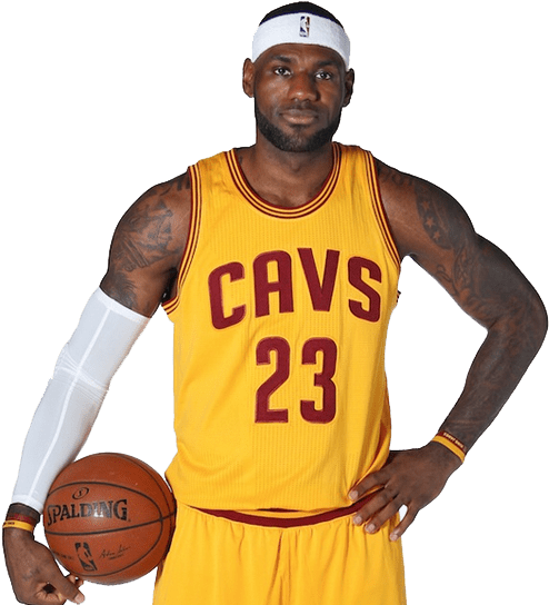 Related - Cleveland Cavaliers Lebron James 2014 Posed Framed (571x568), Png Download