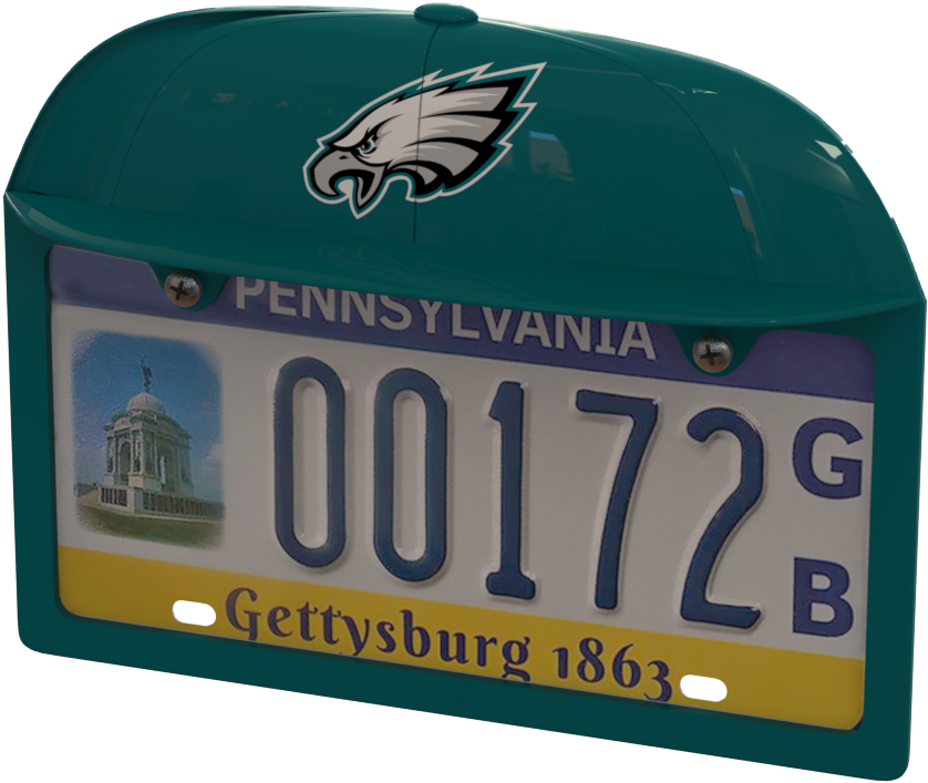 Philadelphia Eagles Baseball Cap Frame - Our Nfl Football Philadelphia Eagles Neoprene Cd Blue (857x731), Png Download