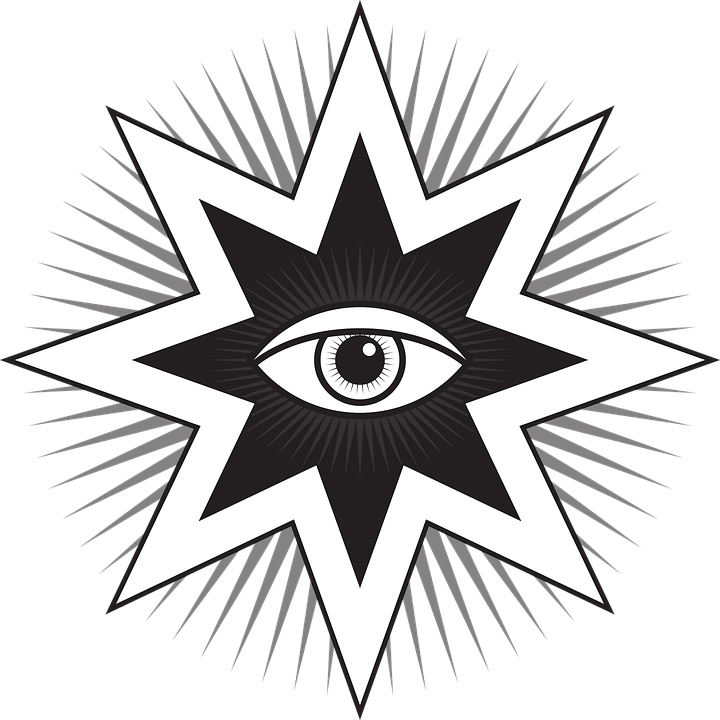 Drawn Illuminati Vector Logo - 8 Pointed Star Symbols (720x720), Png Download