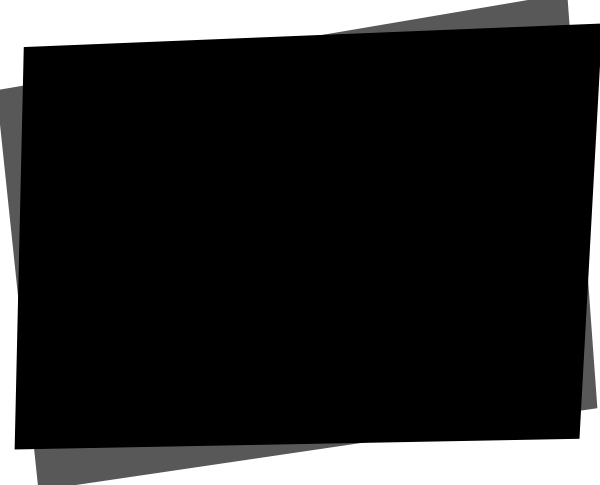 Black Frame Png Clip Art (600x485), Png Download